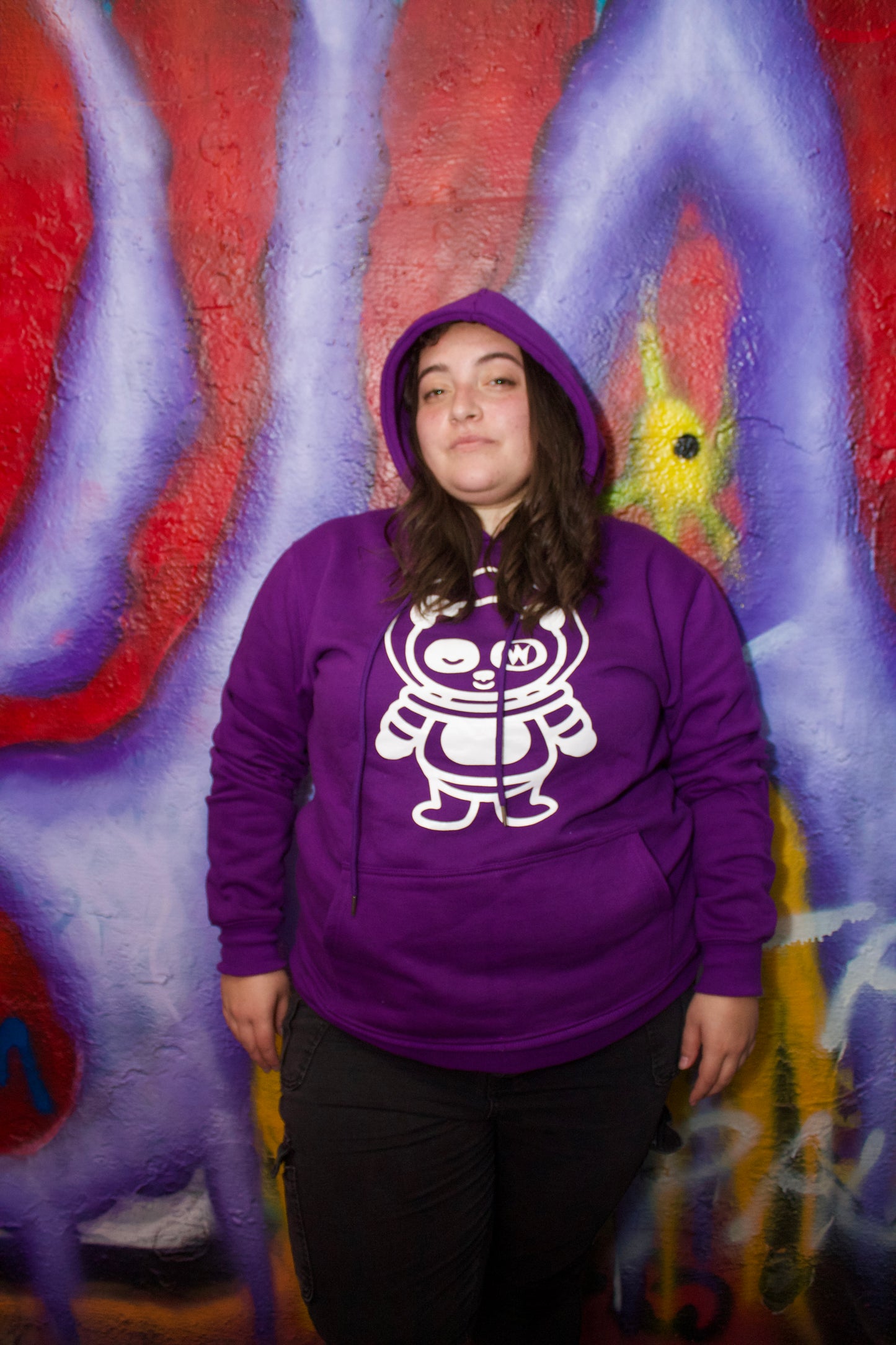 Purple OG Space Panda Hoodie