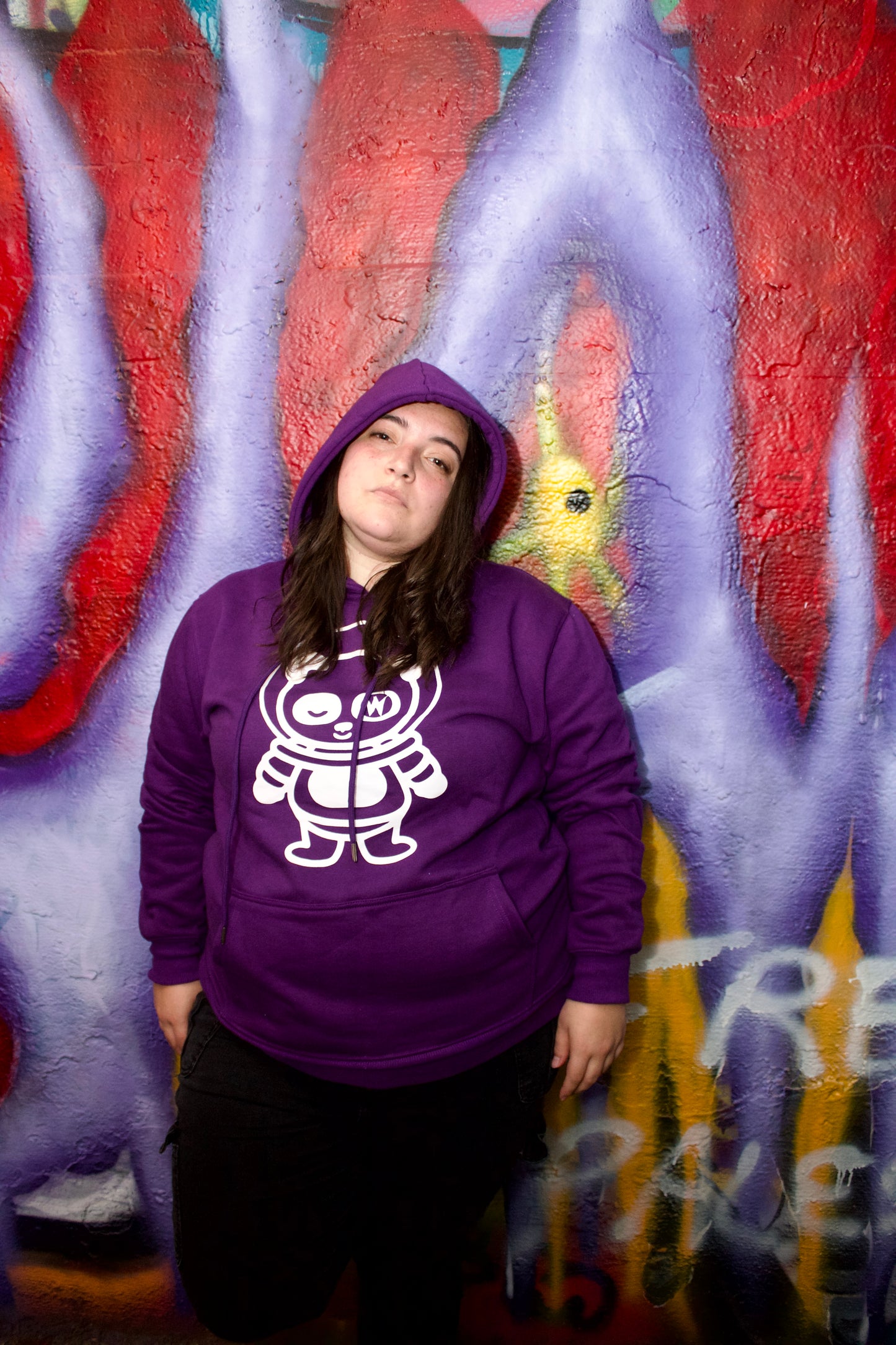 Purple OG Space Panda Hoodie